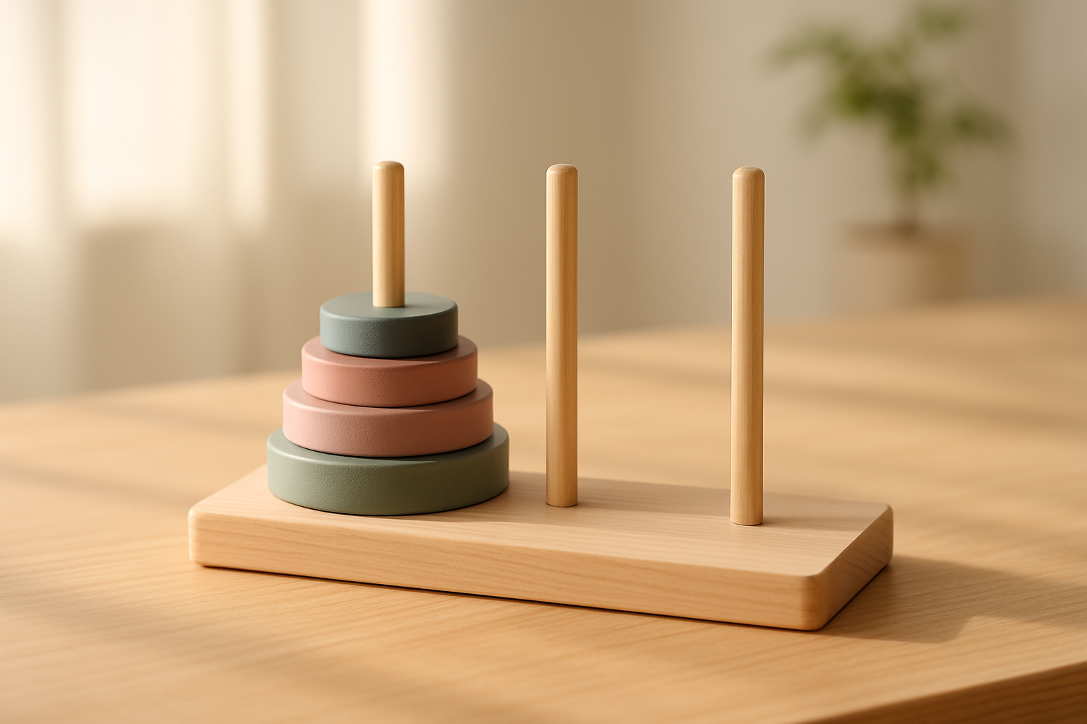 Turnurile din Hanoi - reprezentare artistică